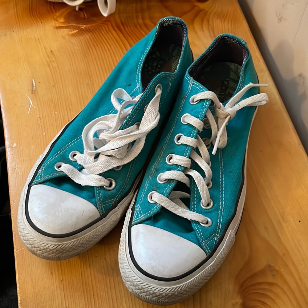 EUC Teal Converse